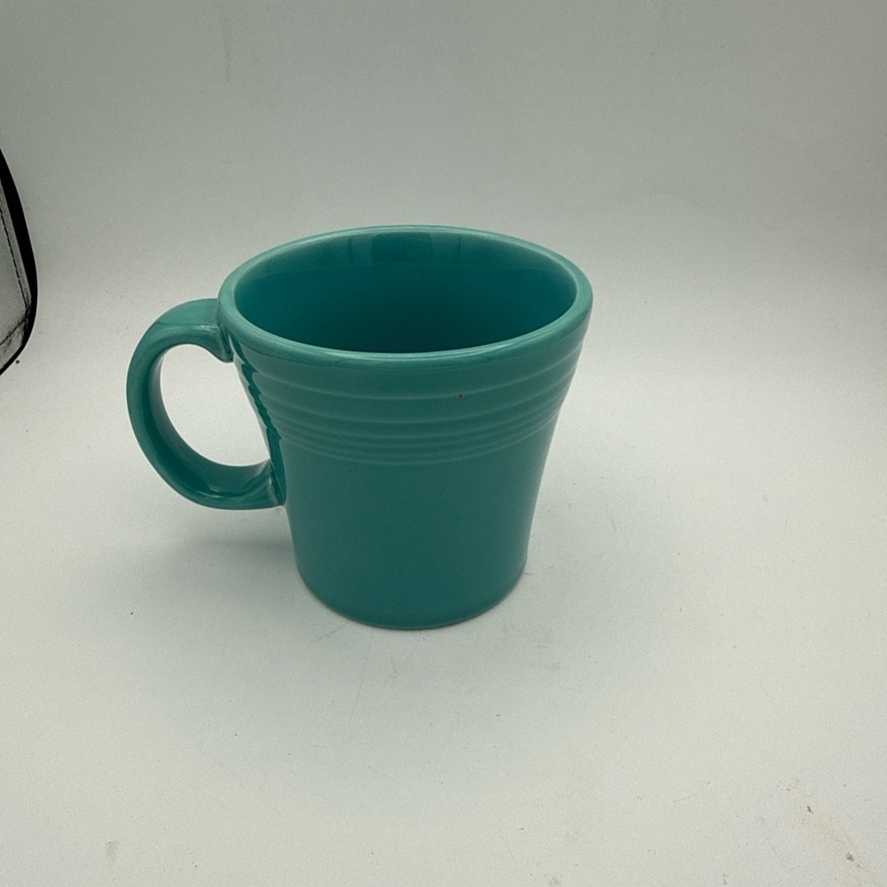 Homer Laughlin Fiesta 15oz Tapered turquoise Coffee Tea Cocoa Mug  Lead Free